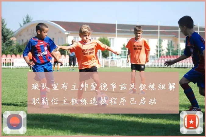 狼队宣布主帅爱德华兹及教练组解职新任主教练选拔程序已启动